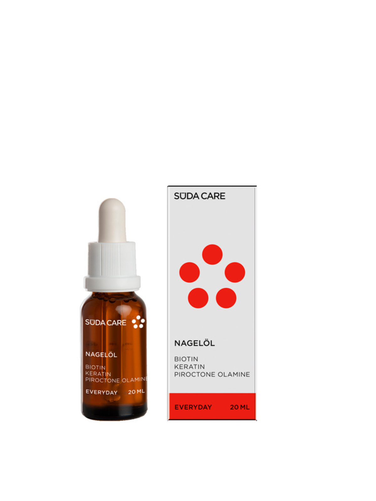SUDA Масло с кератином для сухих и ломких ногтей 20мл