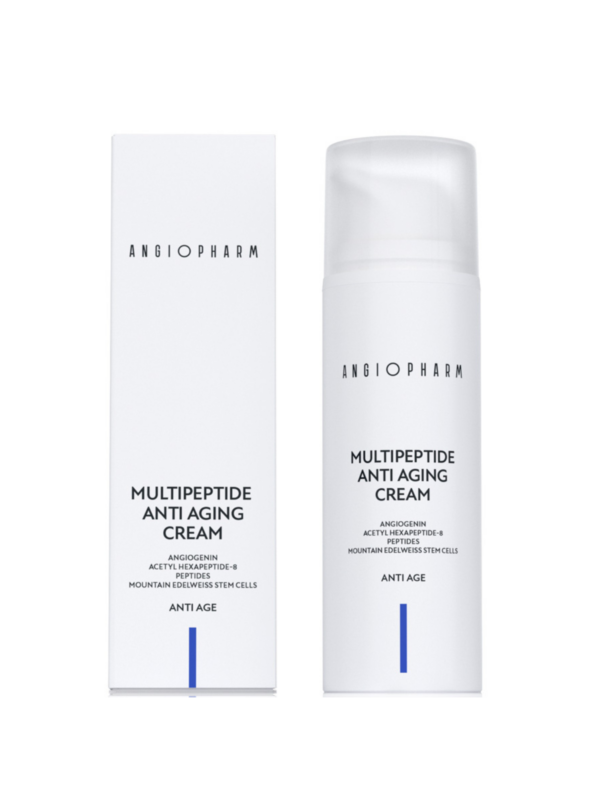 Angiopharm Мультипептидный омолаживающий крем, 50мл