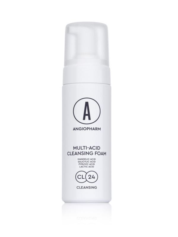Angiopharm Мультикислотная очищающая пенка, 160мл